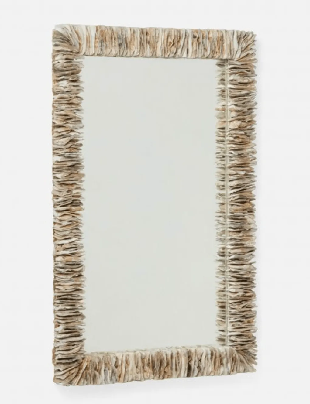 Montego Stacked Oyster Shell Mirror