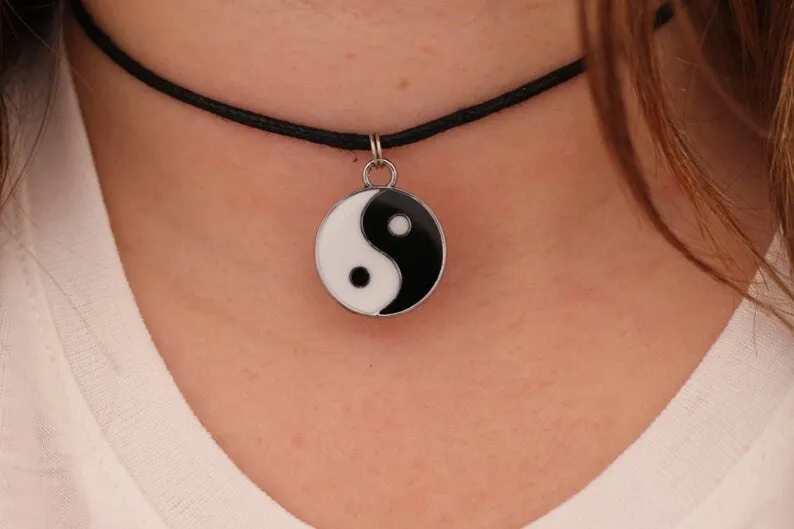 Moon Gothic Chains O Ring Choker gothic choker, moon necklace, moon choker
