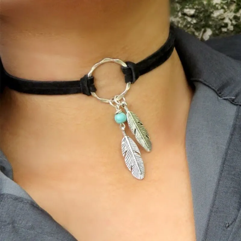 Moon Gothic Chains O Ring Choker gothic choker, moon necklace, moon choker