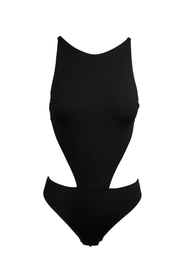 Naked Instinct Bodysuit - Black