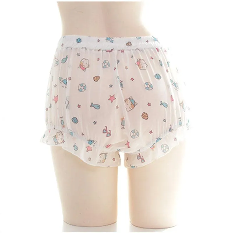 Neko Beach Chiffon Shorts SD01165