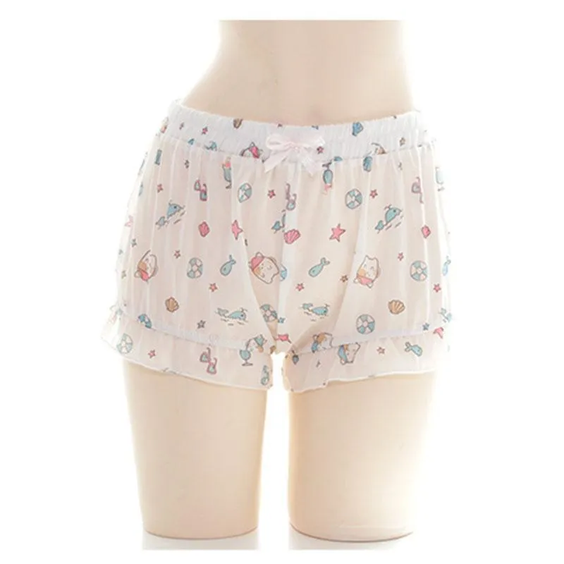 Neko Beach Chiffon Shorts SD01165
