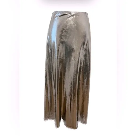 NEW - Metallic Midi Festival Skirt