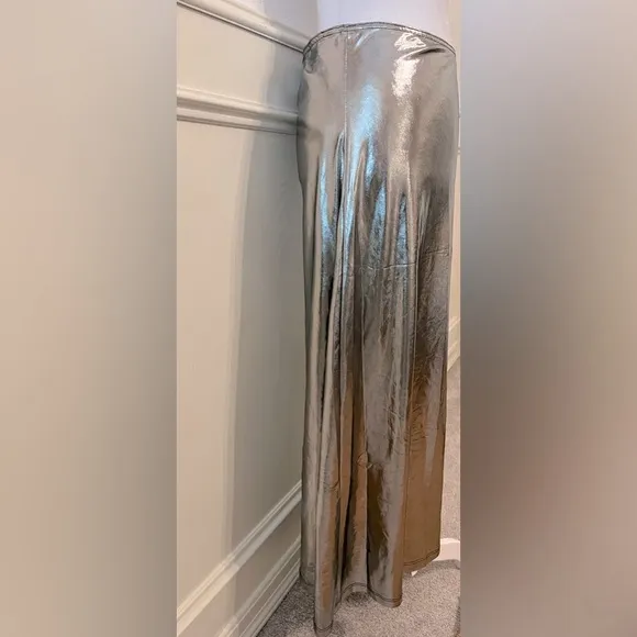 NEW - Metallic Midi Festival Skirt