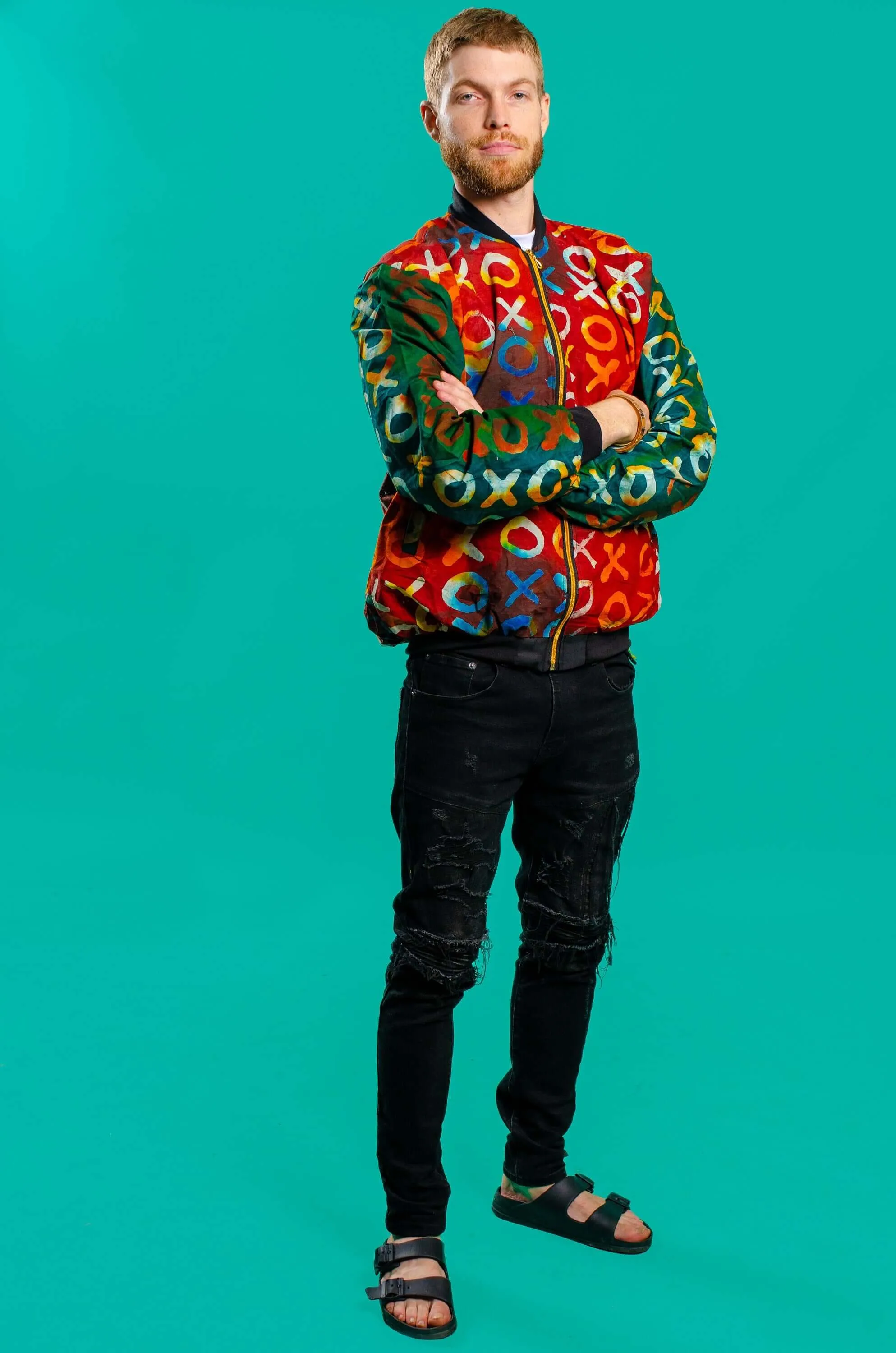 Noughts & Crosses Batik Colour Bomber Jacket