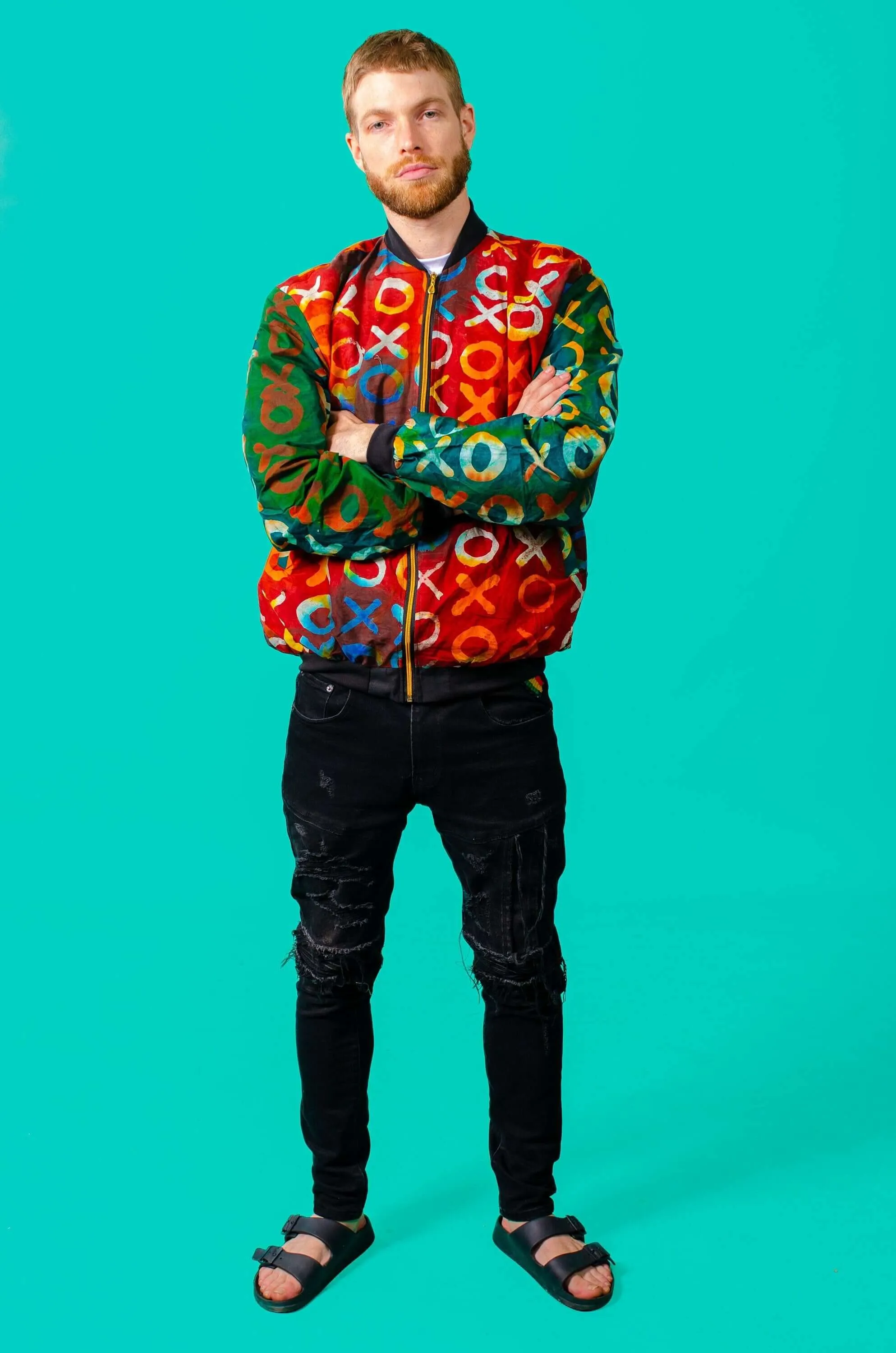 Noughts & Crosses Batik Colour Bomber Jacket