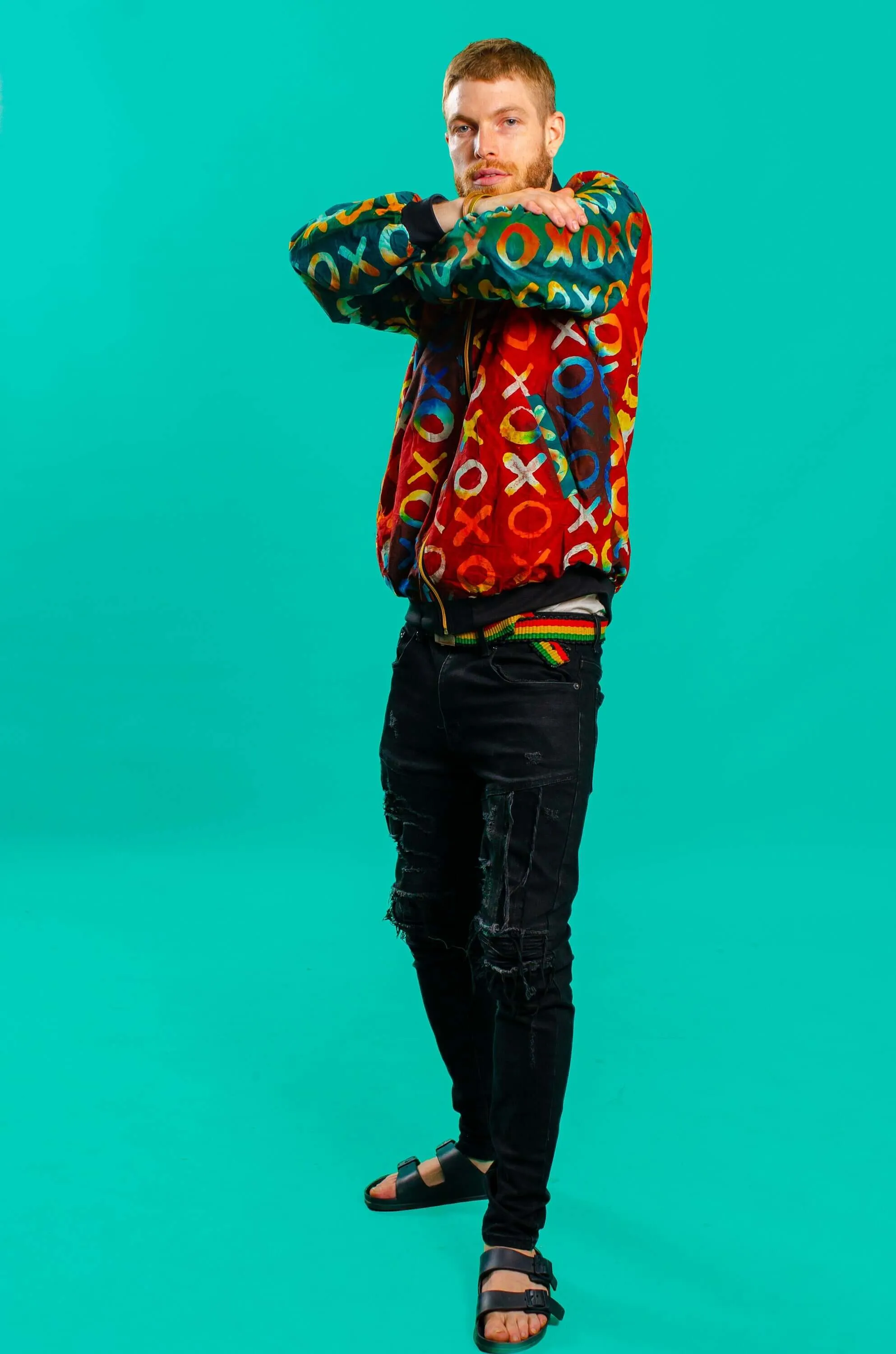 Noughts & Crosses Batik Colour Bomber Jacket