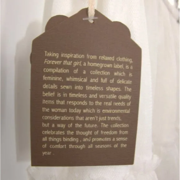 NWT Anthropologie White Forever That Girl Tiered Midi/Maxi/Midaxi Skirt Size XL