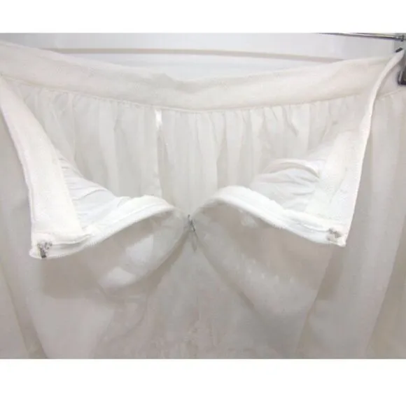 NWT Anthropologie White Forever That Girl Tiered Midi/Maxi/Midaxi Skirt Size XL