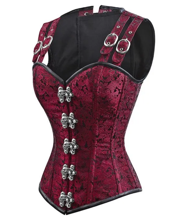 Nyla Gothic Corset with Shoulder Straps