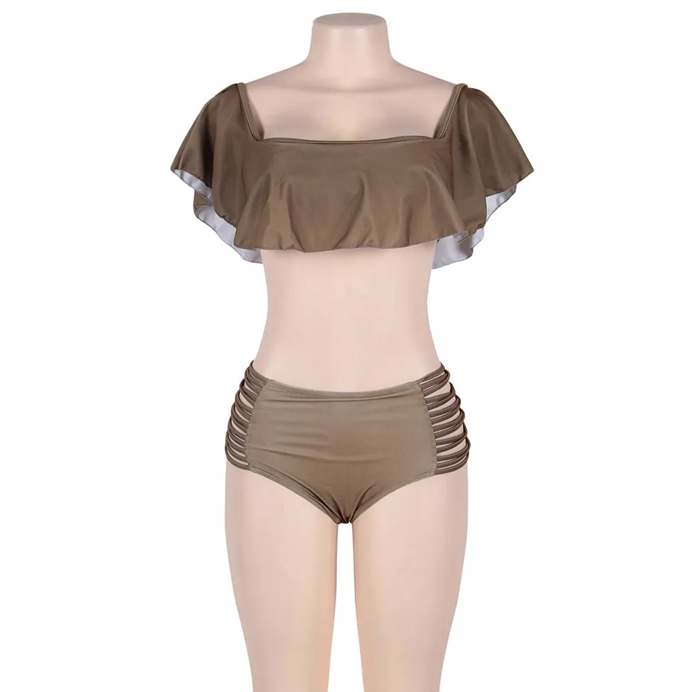 Off Shoulder Bikini Egypt High Waist Swimwear