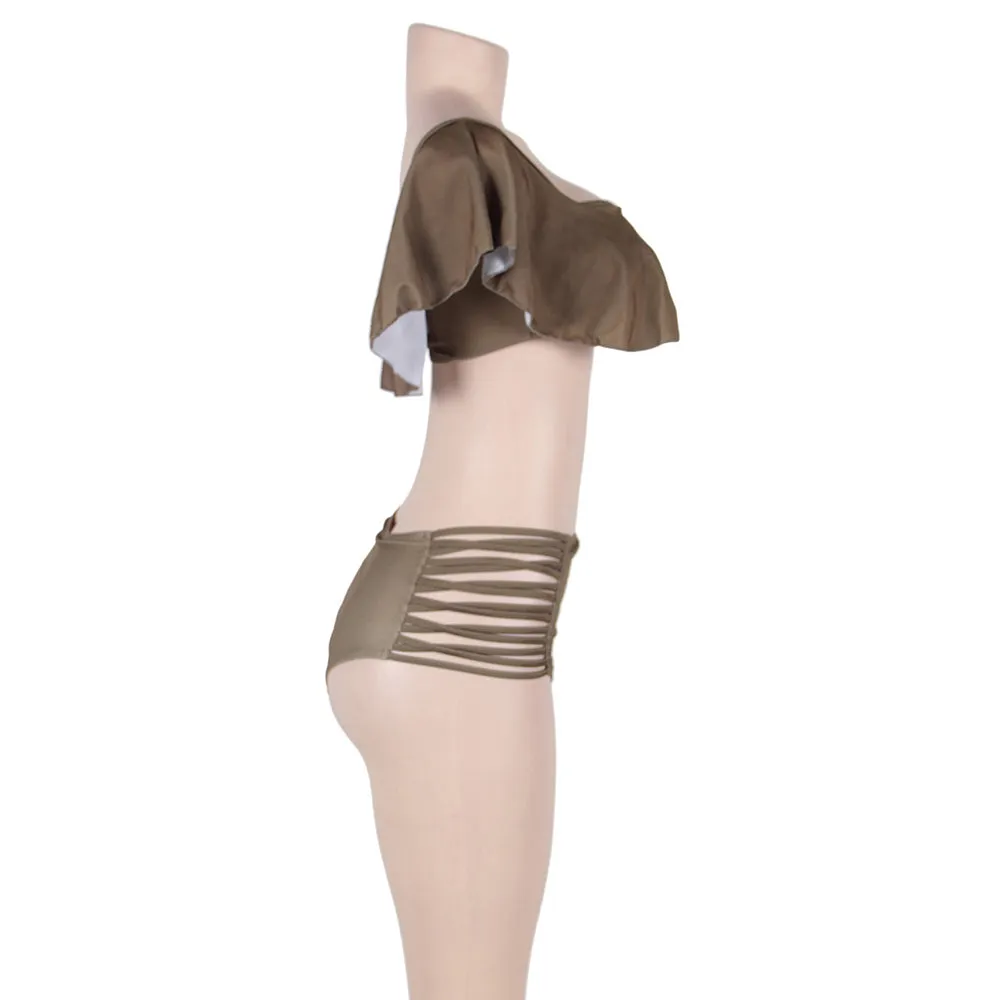 Off Shoulder Bikini Egypt High Waist Swimwear