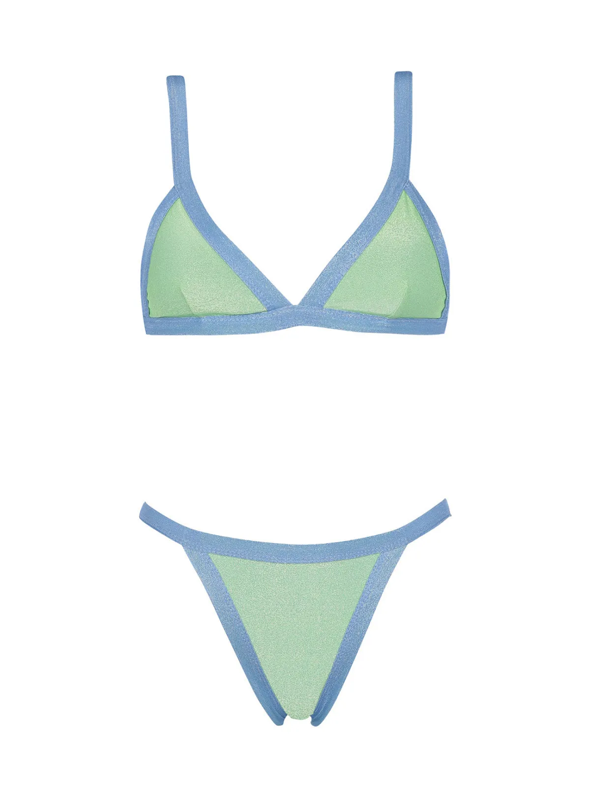 Olivia Light Green Shine Bikini ::RET