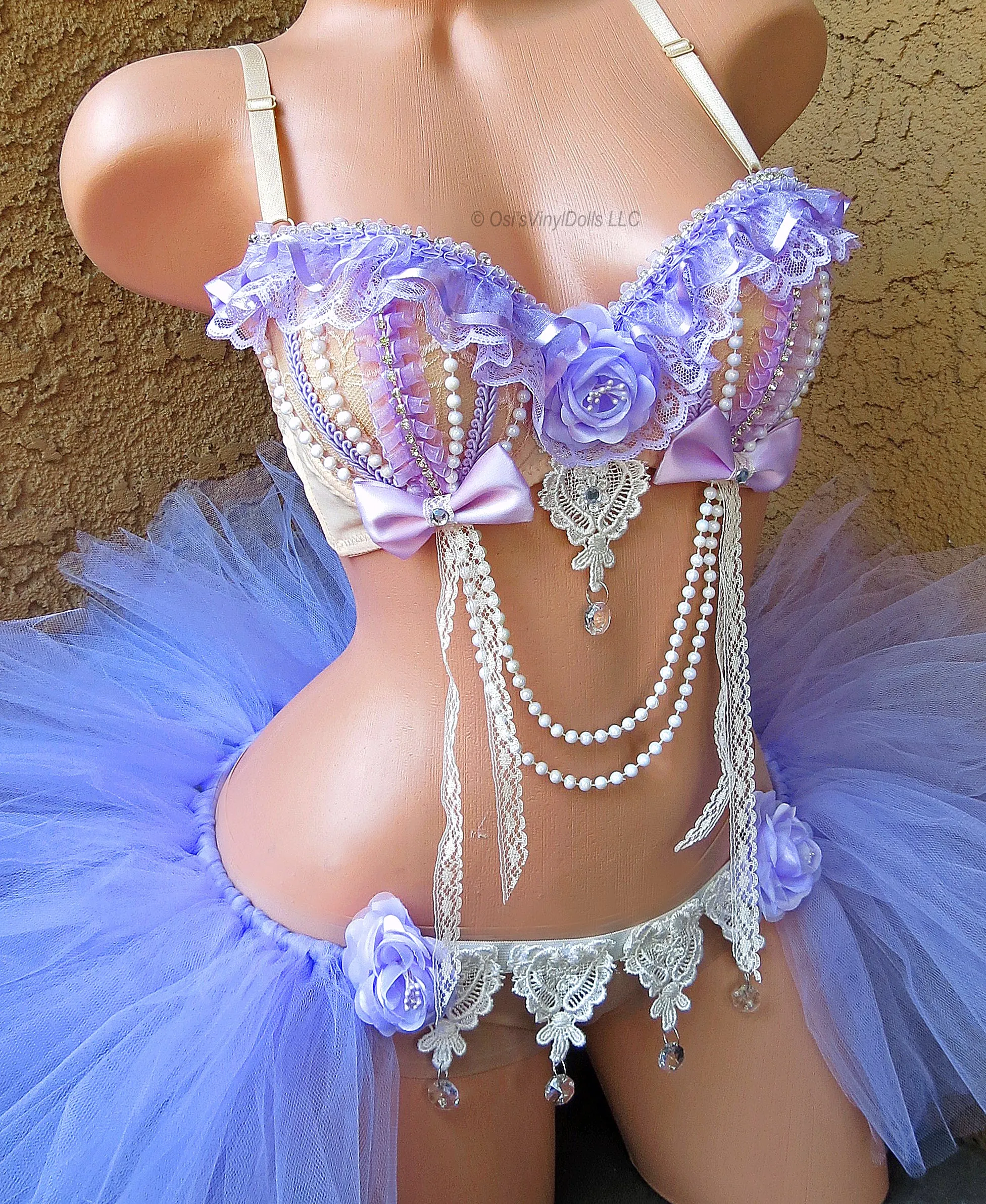 Pastel Lilac Rave Outfit