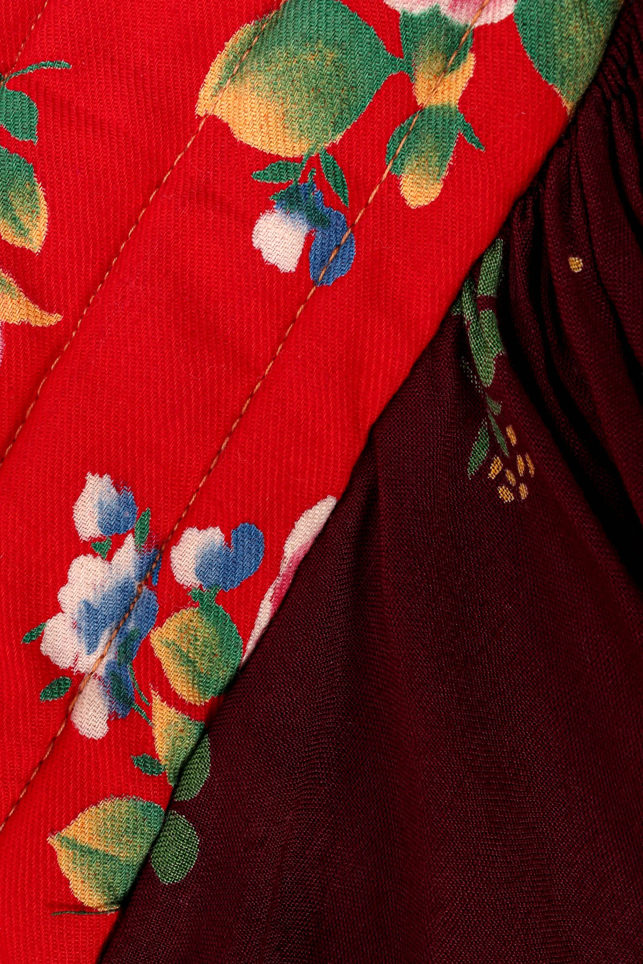 Patchwork Peasant Dress