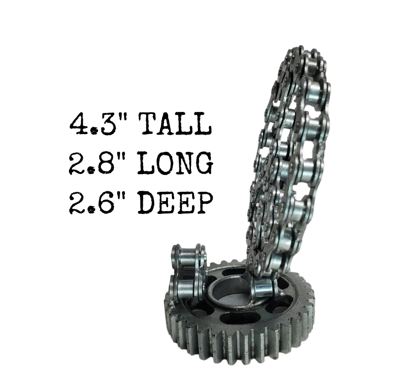 Peace of Mind Metal Art Business Card Holder