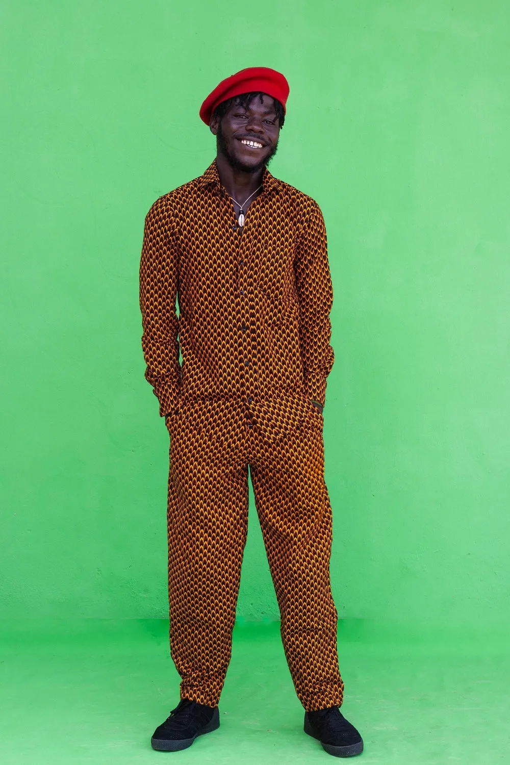 Poppin Panda African Print Trousers
