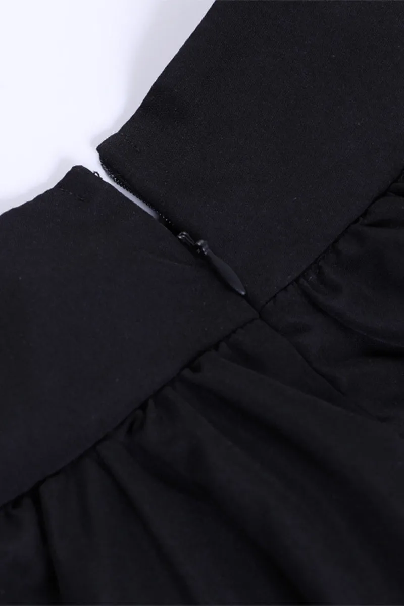 QS3463 Halloween Gothic Mini Skirt
