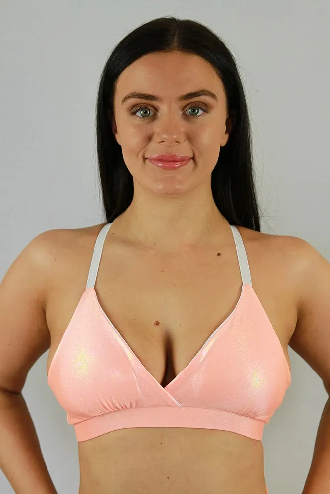 Rarr Bikini Bra - Red Sparkle