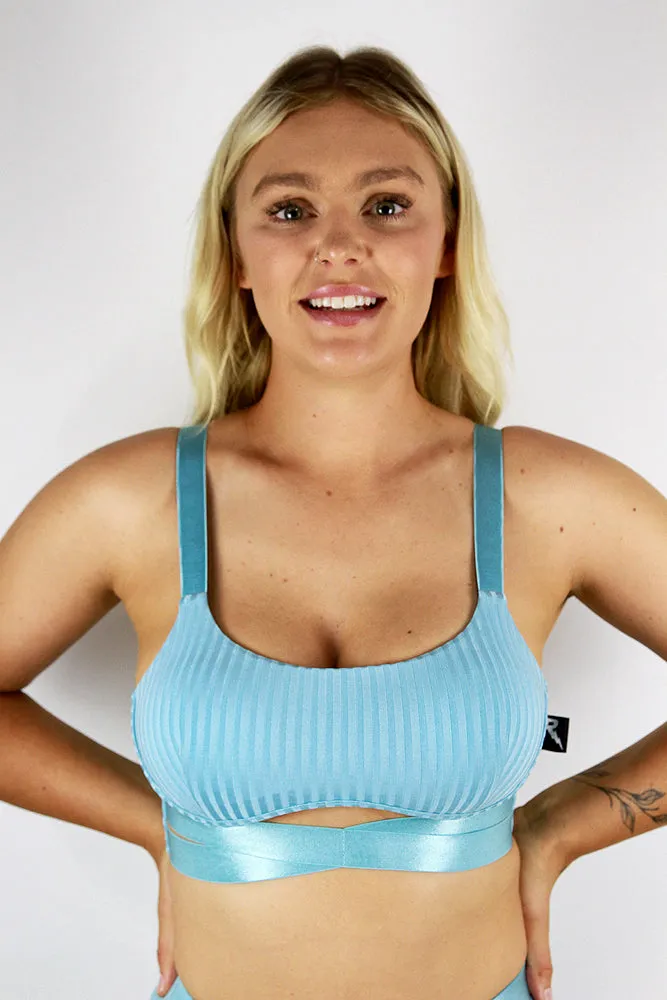 Rarr Crystal Strappy Bra – Peach