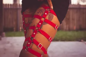 Ready to Ship Deviant leg harness belt M/L