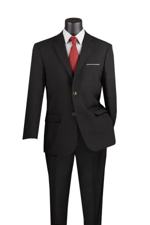 Regular Fit 2 Button Business Blazer (Black) Z-2PP