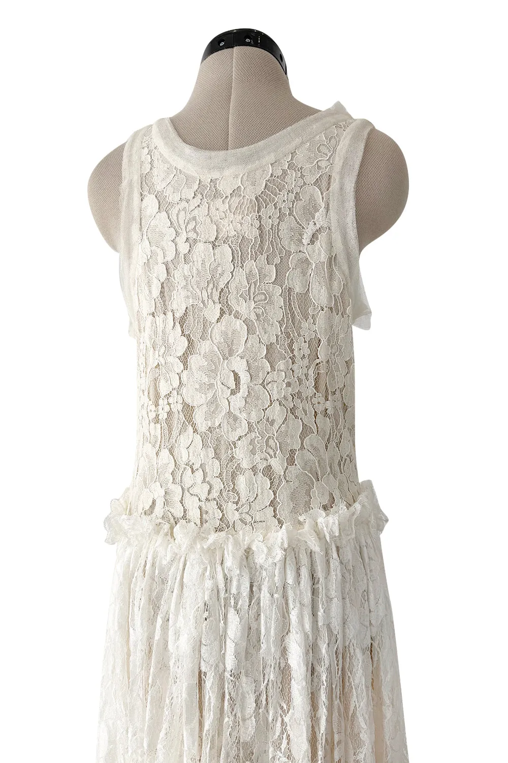 Resort 2012 Lanvin by Aber Elbaz Ivory Lace & Silk & Silk Net Wedding Dress