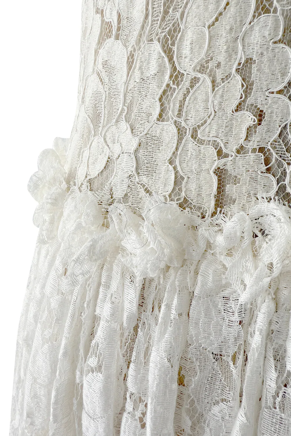 Resort 2012 Lanvin by Aber Elbaz Ivory Lace & Silk & Silk Net Wedding Dress
