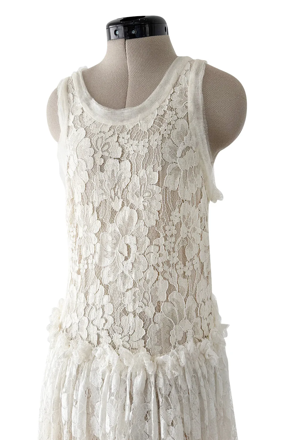 Resort 2012 Lanvin by Aber Elbaz Ivory Lace & Silk & Silk Net Wedding Dress