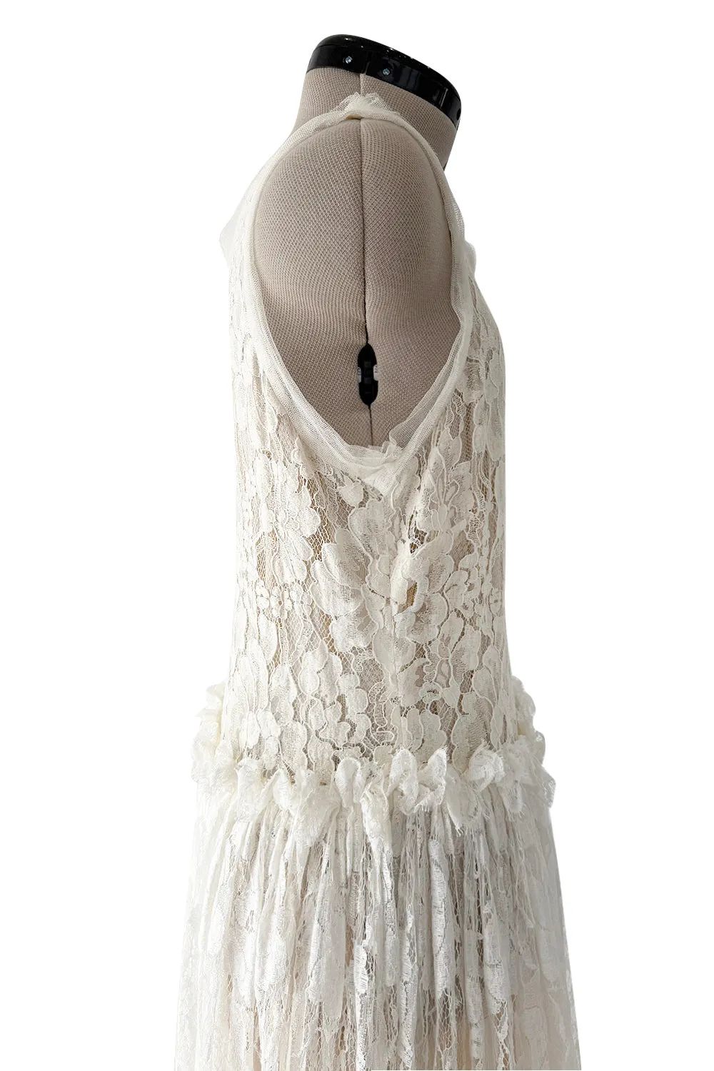 Resort 2012 Lanvin by Aber Elbaz Ivory Lace & Silk & Silk Net Wedding Dress