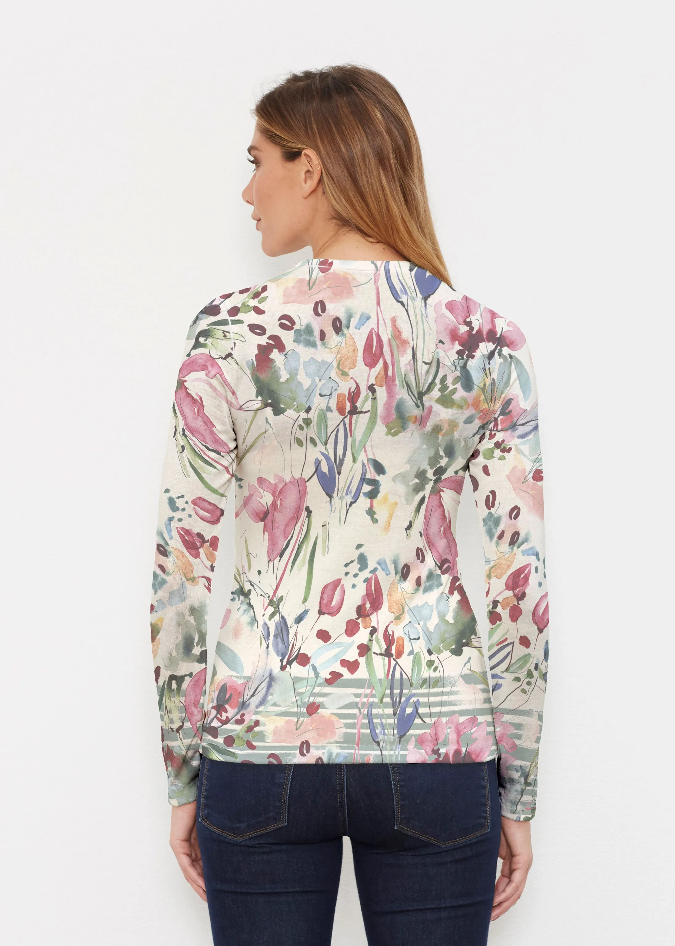Rhapsody (16191) ~ Butterknit Long Sleeve Crew Top