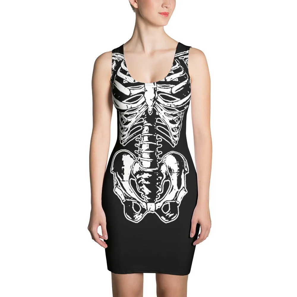 Rib Cage Sublimation Cut & Sew Dress