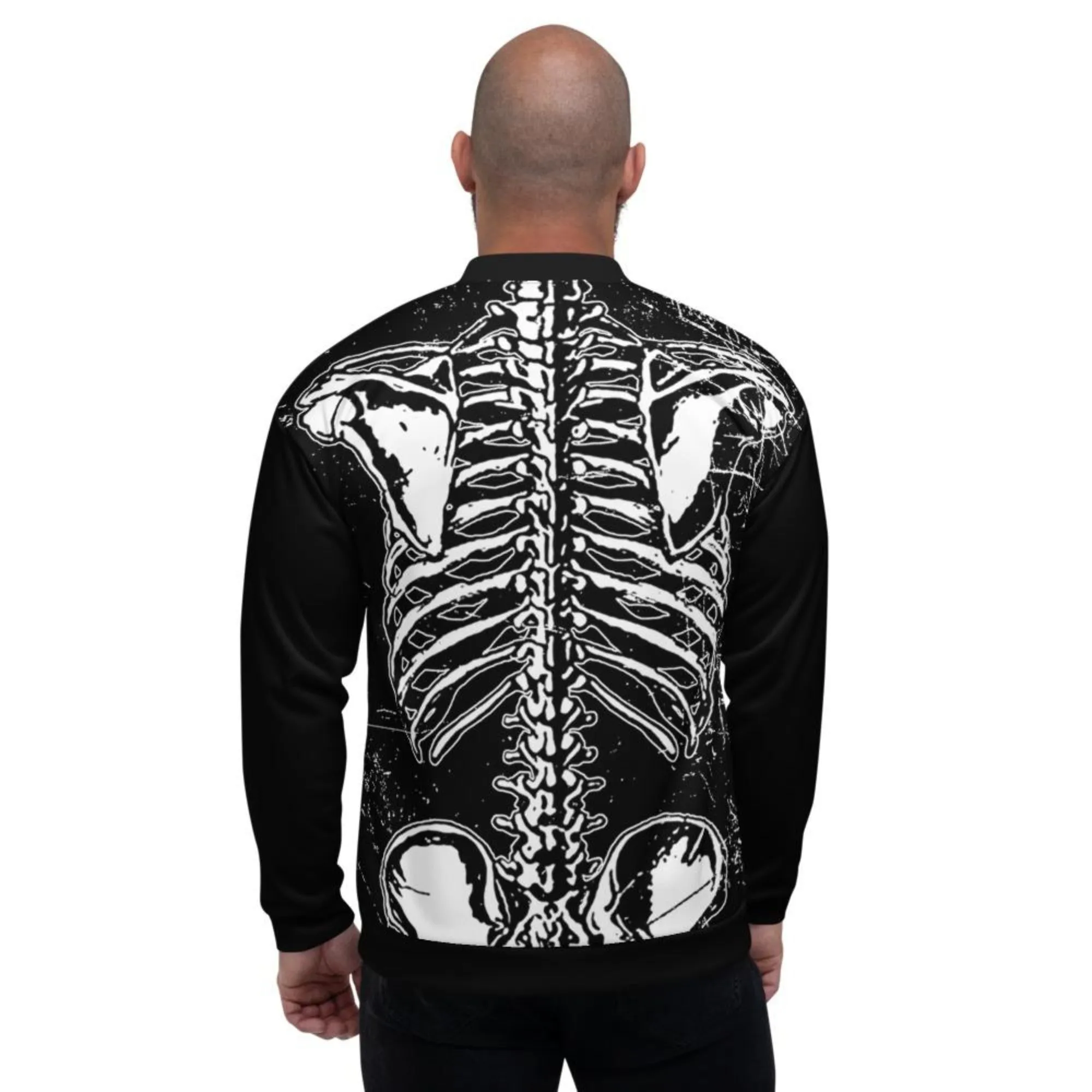 Rib-cage Unisex Bomber Jacket