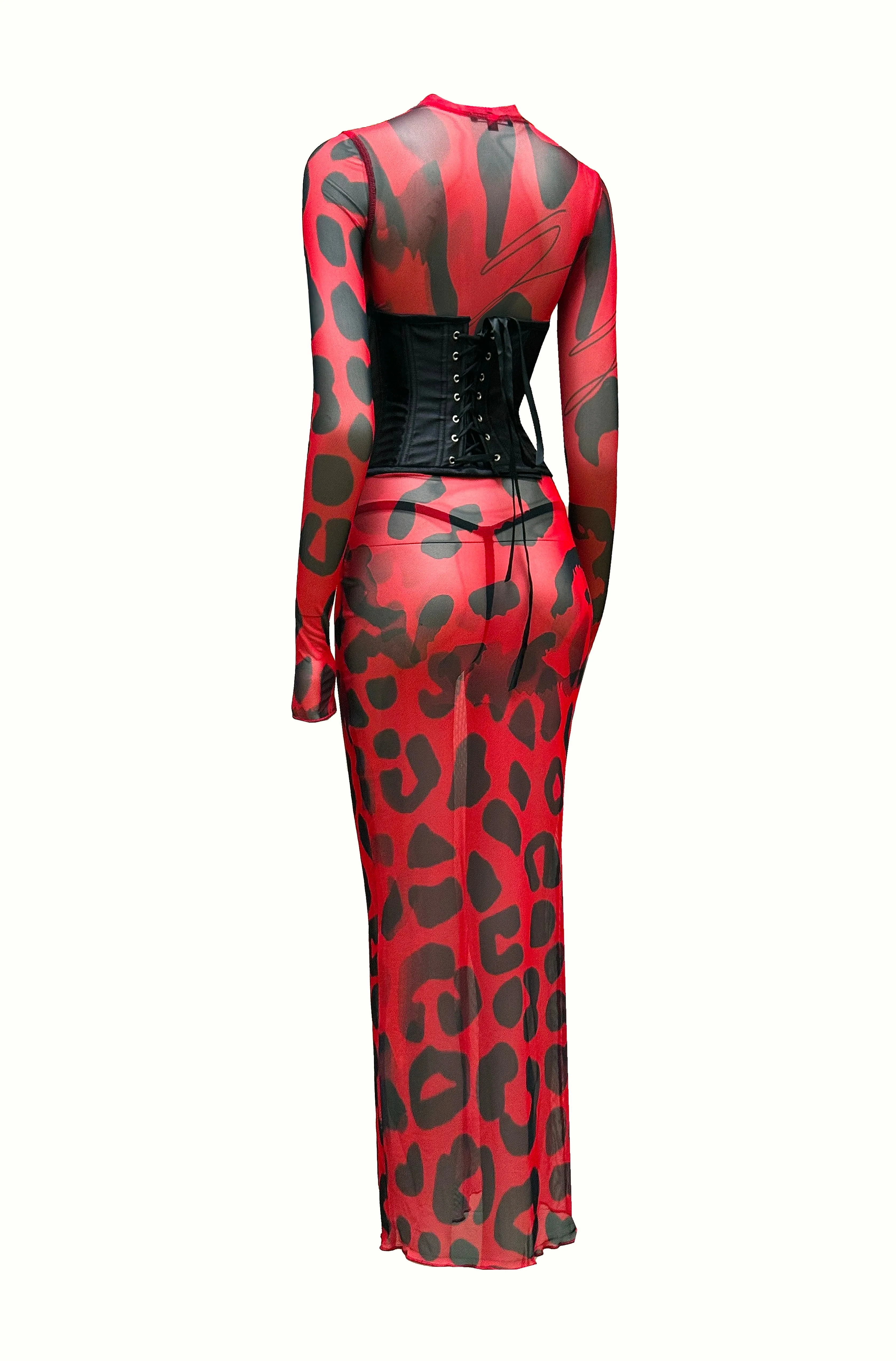 Rouge Corset Maxi
