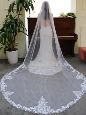 Roycebridal Cathedral Length Spanish Mantilla Veil Viniodress V685