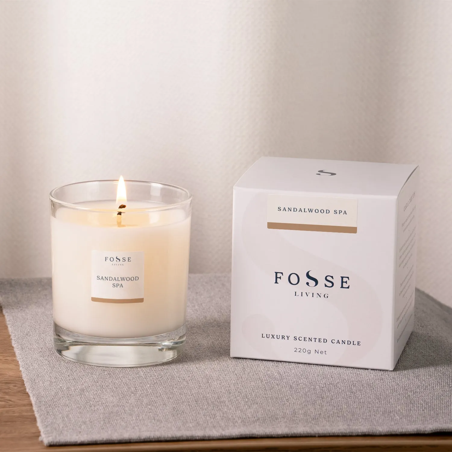 Sandalwood Spa Scented Candle