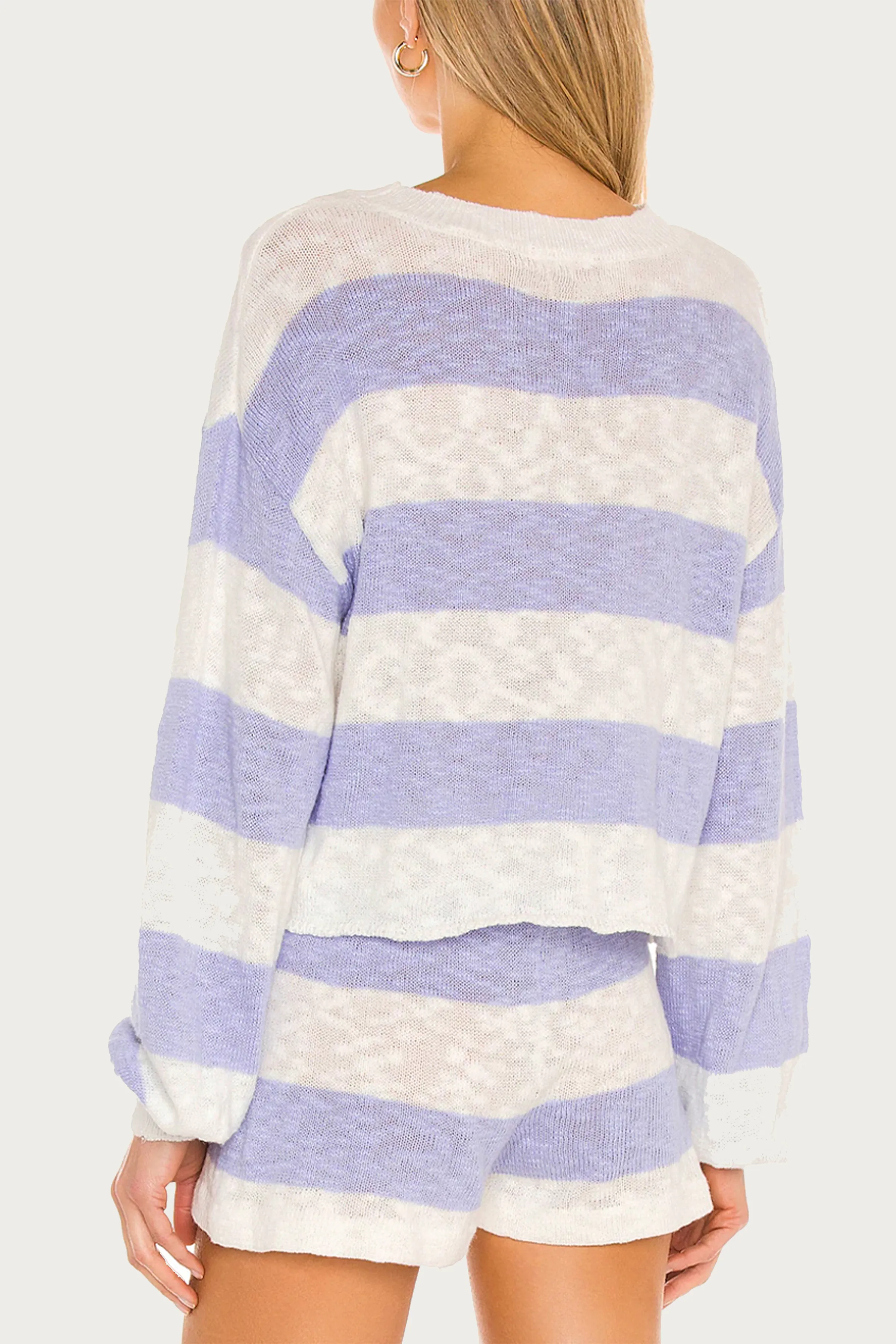 SANDY OPEN-KNIT SHORTS