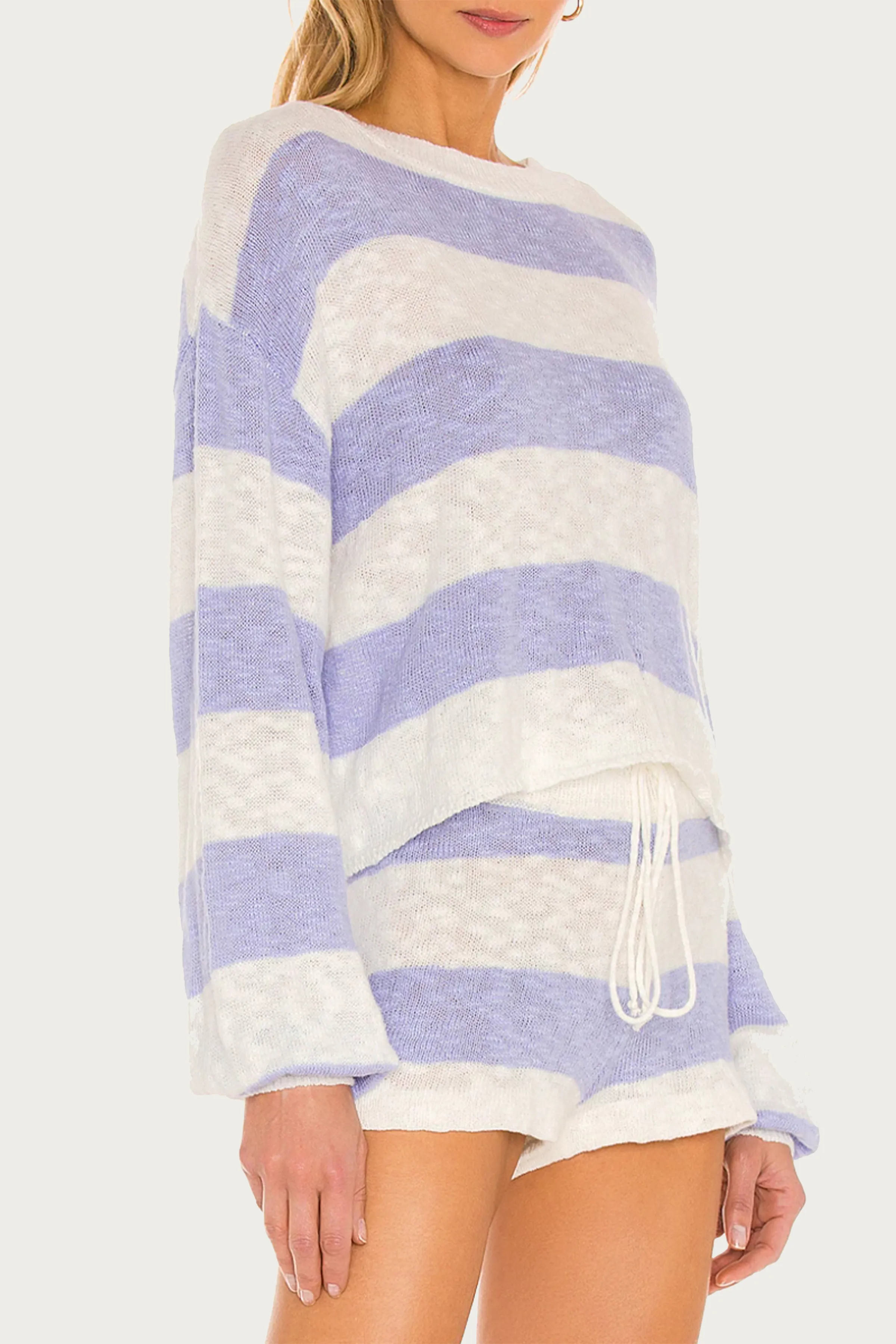 SANDY OPEN-KNIT SHORTS