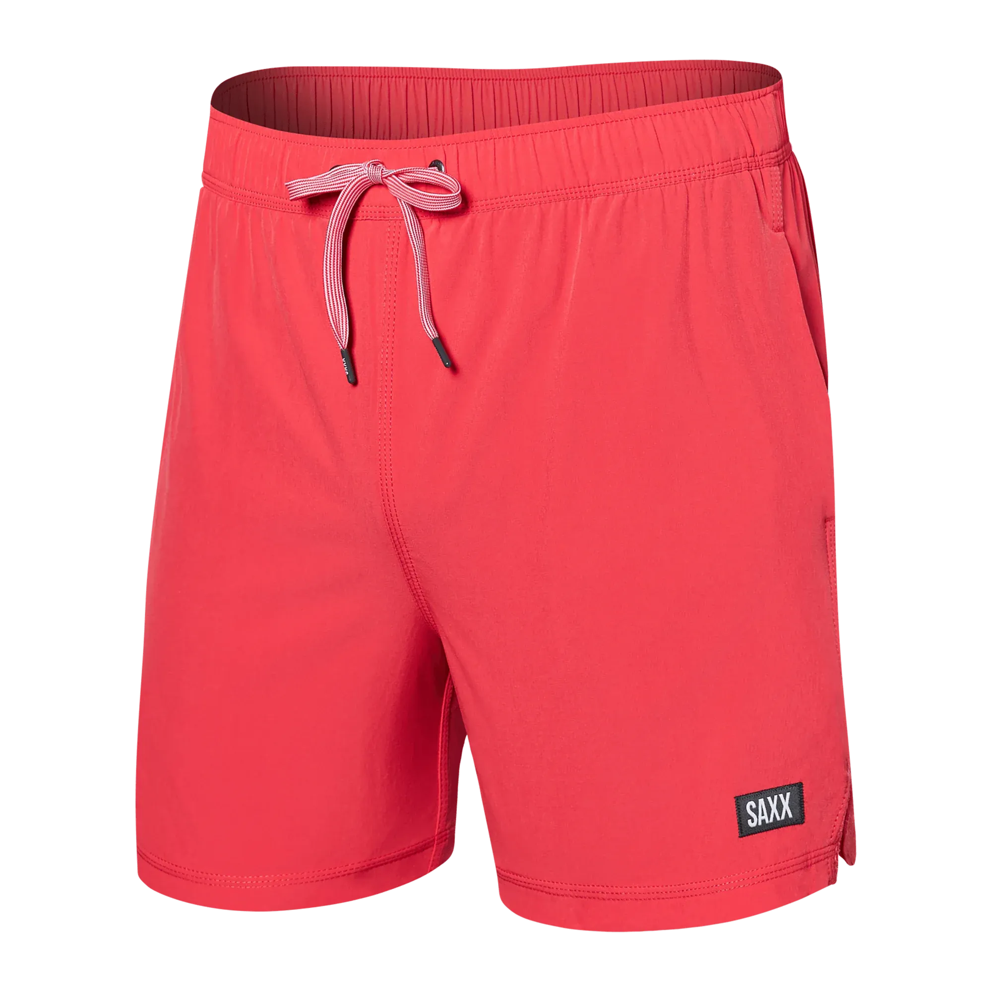 Saxx Mens Oh Buoy Stretch Volley 5" Swim Short - Hibiscus