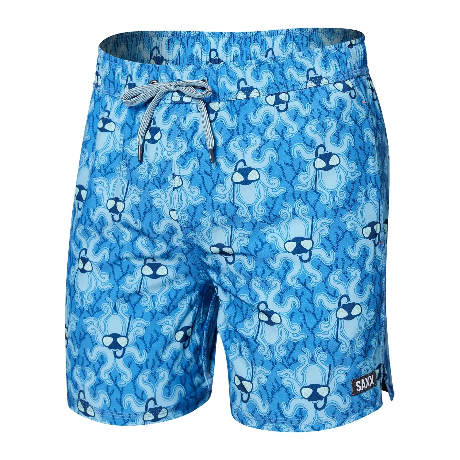 Saxx Mens Oh Buoy Stretch Volley 5" Swim Short - Krakken Toile