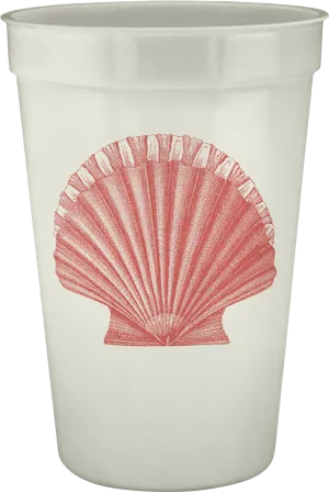 Scallop 16oz Pearlized Cups