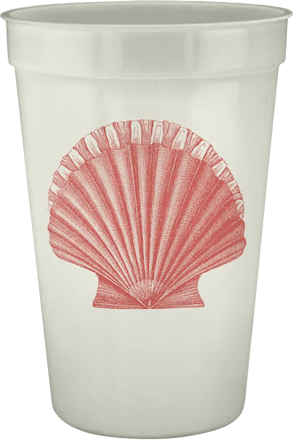 Scallop 16oz Pearlized Cups