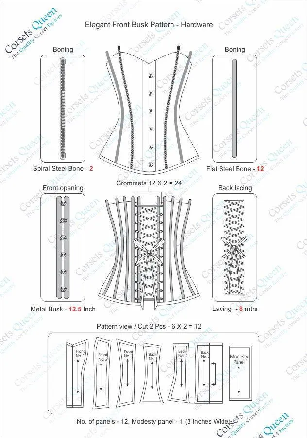 Serena Gothic Overbust Corset