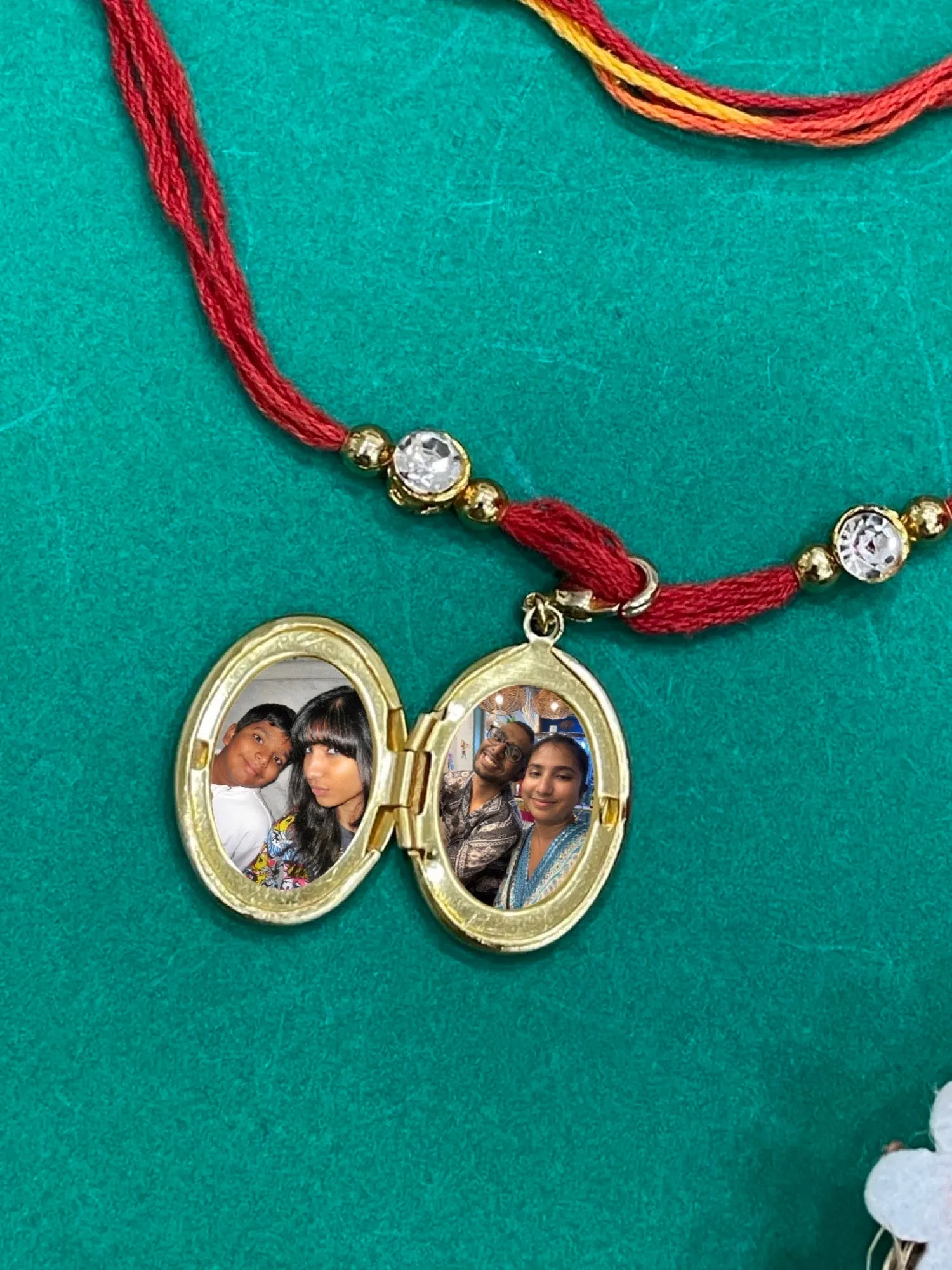 (Set of 2) Photo Frame/Lumba & Rakhi  2 Free Chains
