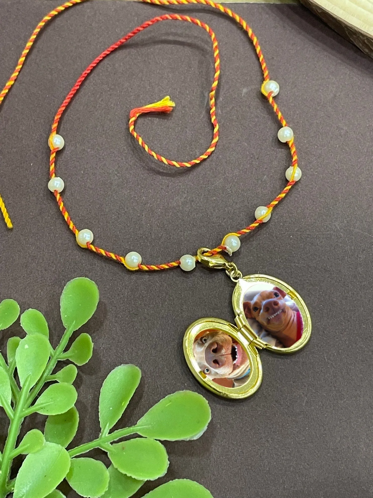 (Set of 2) Photo Frame/Lumba & Rakhi  2 Free Chains