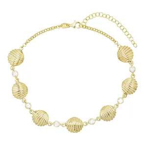 Shell Bezel Anklet