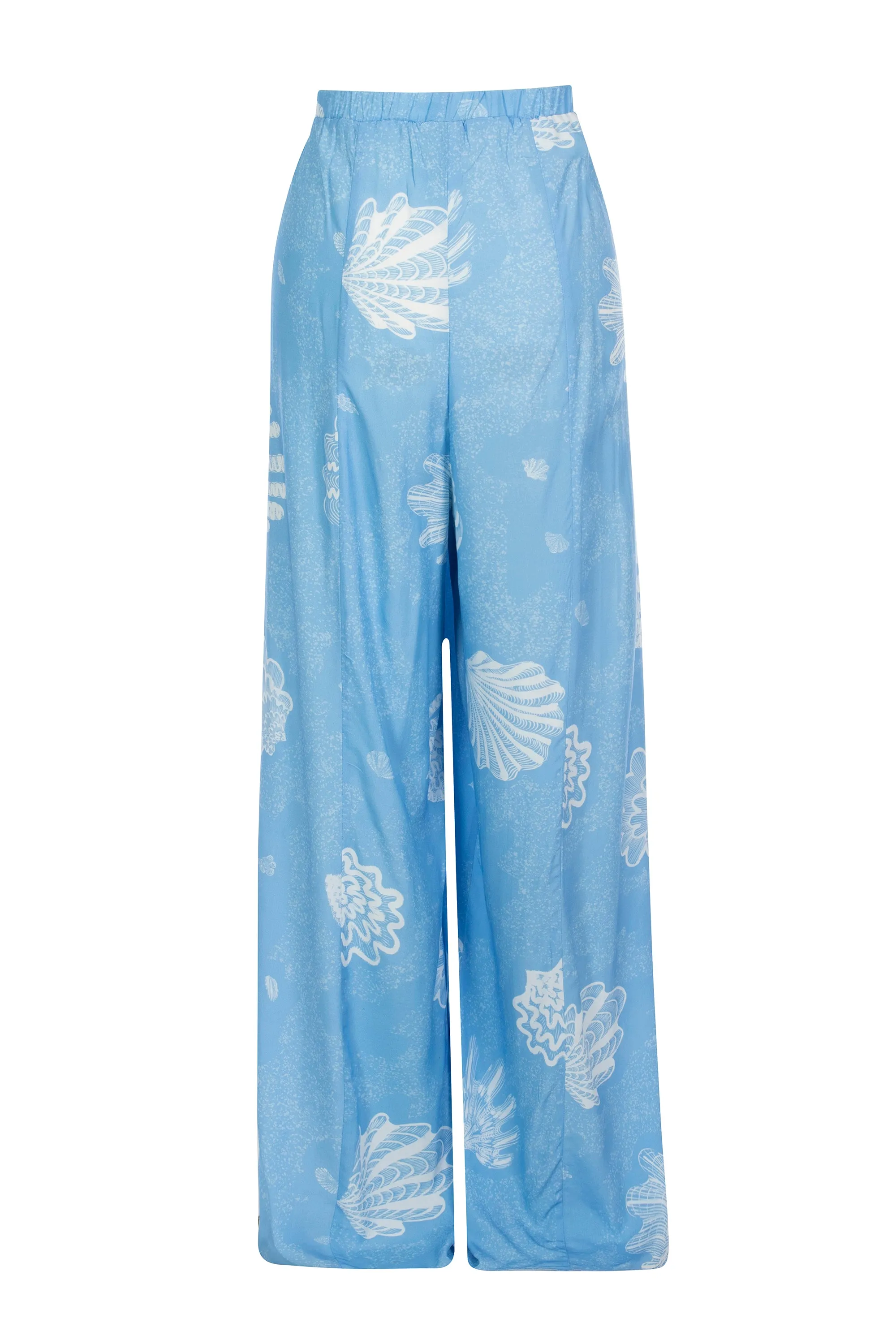 Shellegance White Shells and Sand - Mykonos Split Pants