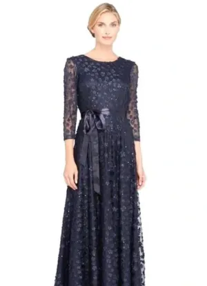 Size 10 Tahari Navy Mother of Bride Dress