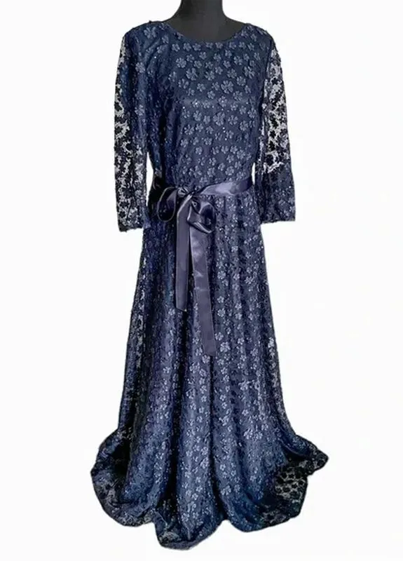 Size 10 Tahari Navy Mother of Bride Dress