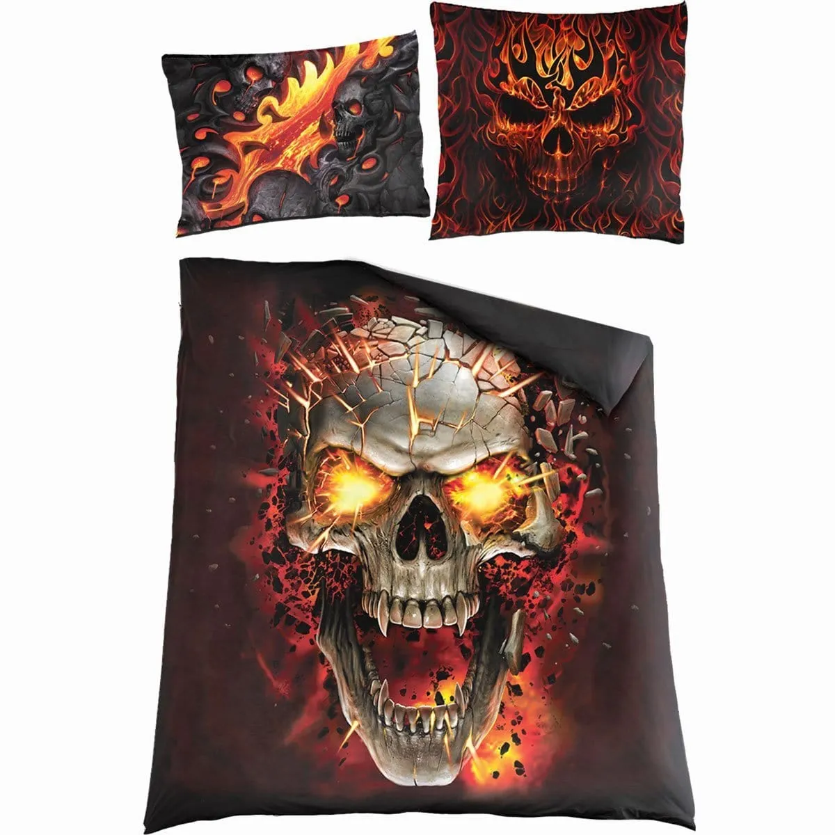 SKULL BLAST - Double Duvet Cover   UK And EU Pillow case